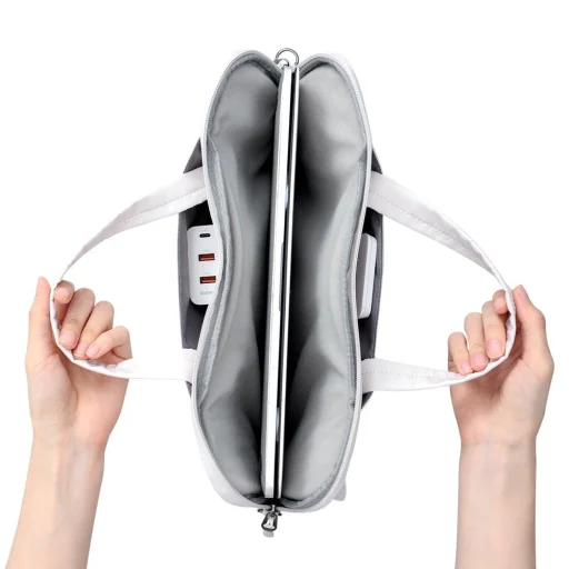 Baseus Basics Series 13'' laptop táska fehér (LBJN-G02) - 5