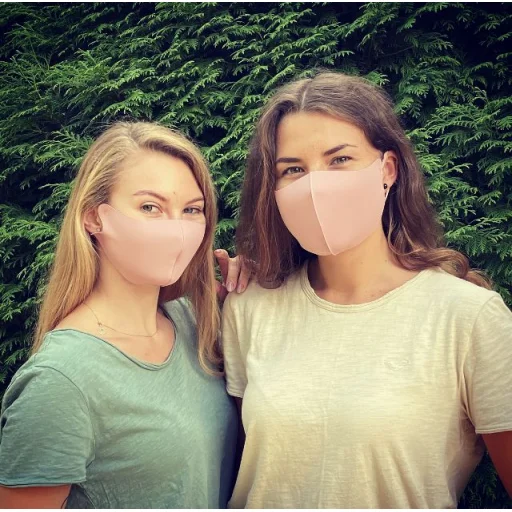 FDTwelve D1 orr- és szájmaszk mosható fekete - 3