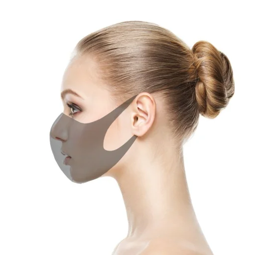 FDTwelve D1 orr- és szájmaszk mosható fekete - 5