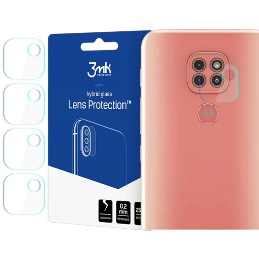 3MK Kameralencse védő üvegfólia Motorola Moto G9 Play - 1
