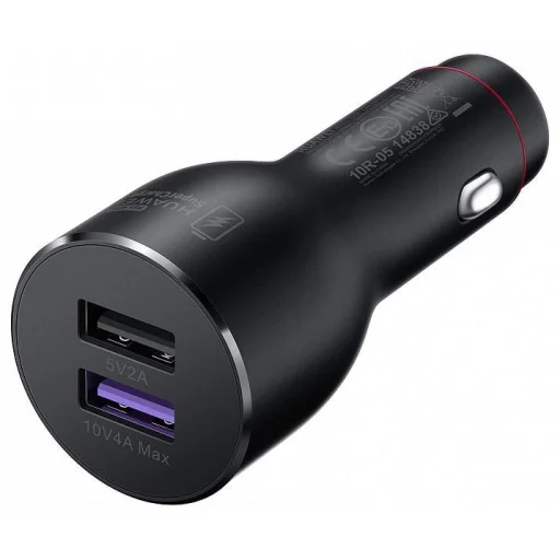 Huawei CP37 gyári autós szivargyújtós töltő 5V/2A/10V/4A/2XUSB fekete - 2