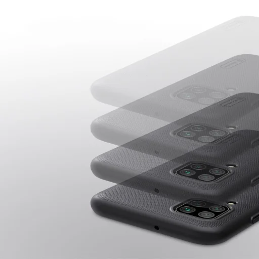Nillkin Super Frosted Shield tok + kihajtható támaszték Huawei P40 Lite / Nova 7i / Nova 6 SE fekete - 11