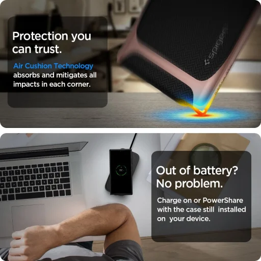 Samsung Galaxy Note 20 Ultra Spigen Neo Hybrid tok bronz színben - 15