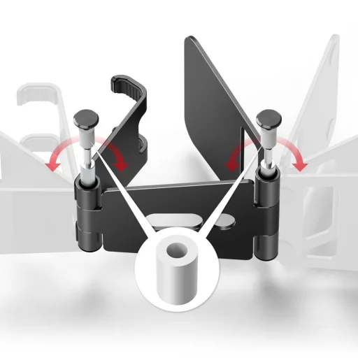 Ringke Super Folding állítható telefon/ tablet állvány fekete - 2