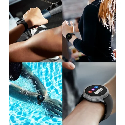 Ringke Air Sports gél TPU tok Samsung Galaxy Watch Active 2 44mm fekete (ASSG0002) - 8