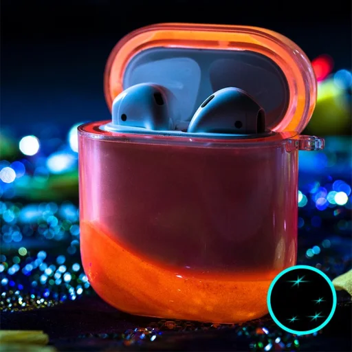 Kingxbar Galaxy tok Airpods 1/2 tok ezüst színben - 7