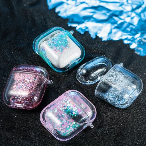 Kingxbar Galaxy tok Airpods 1/2 tok ezüst színben - 9