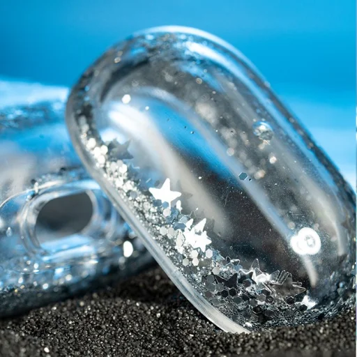 Kingxbar Galaxy tok Airpods 1/2 tok ezüst színben - 4