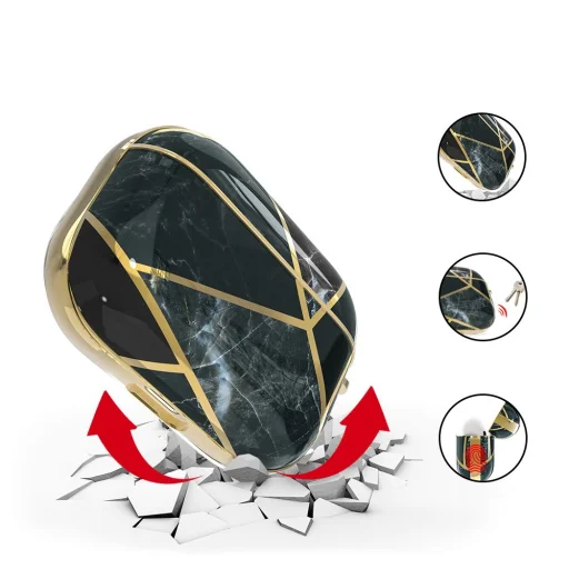 Kingxbar Jade AirPods Pro 1/2 tok fekete színben - 4