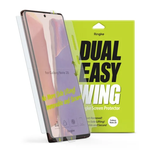 Ringke Dual Easy 2x kijelzővédő PET fólia Samsung Note 20 (DWSG0010) - 1