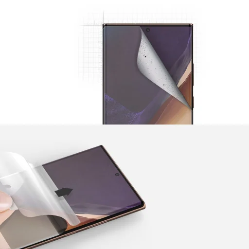 Samsung Note 20 Ultra (DWSG0011) Ringke Dual Easy 2x kijelzővédő PET fólia - 11