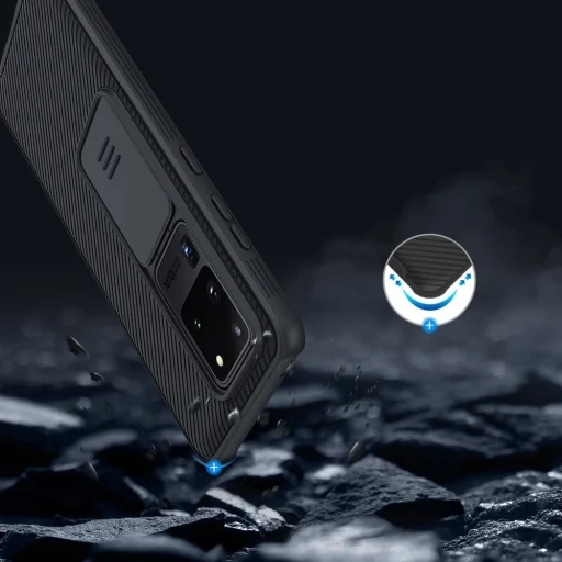 Samsung Galaxy S20 Ultra Nillkin CamShield Pro tok fekete - 12
