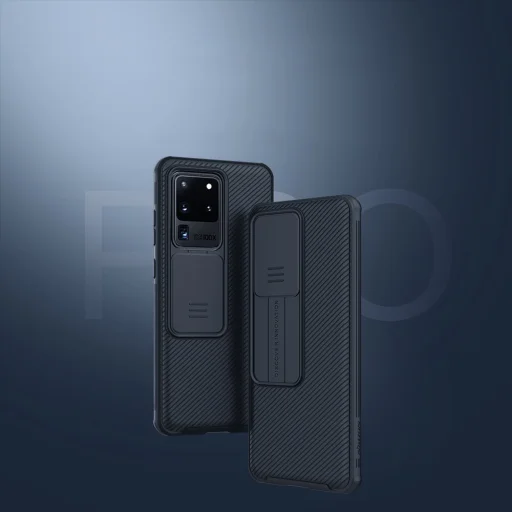 Samsung Galaxy S20 Ultra Nillkin CamShield Pro tok fekete - 6