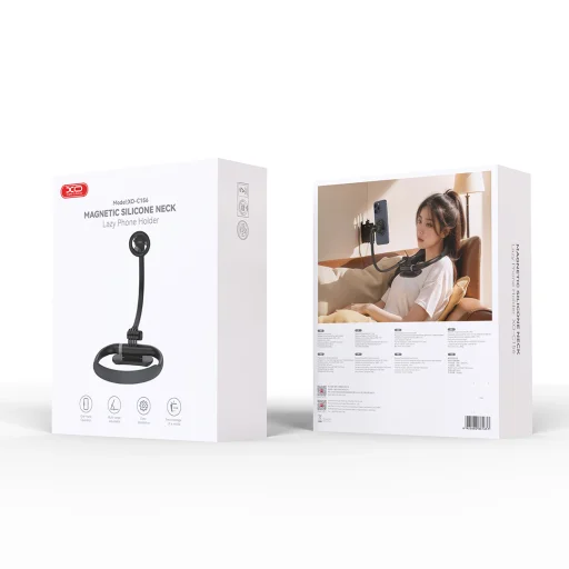 XO nyakba akasztható mágneses telefontartó C156, fekete - 3