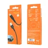 Borofone Kábel BX30 Szilikon - USB - Lightning - 2,4A 1 méter fekete thumbnail
