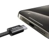 BenksCable D46 fonott - Type C - Lightning - PD 27W 3A 2 méter fekete thumbnail