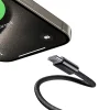 BenksCable D46 fonott - Type C - Lightning - PD 27W 3A 2 méter fekete thumbnail