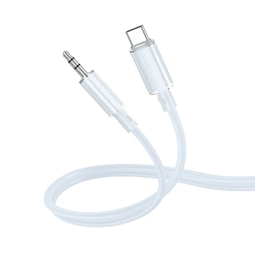 Borofone Cable BL21 Lemon - Type C - jack 3,5mm - 1 méter kék, Audio kábelek - 1