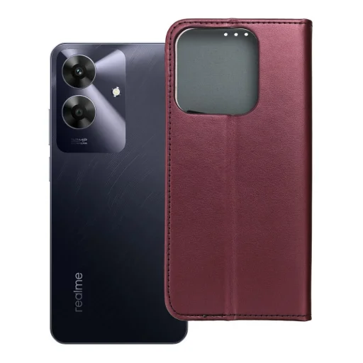 SMART MAGNETO flipové puzdro Realme Note 60 puzdro bordové - 10
