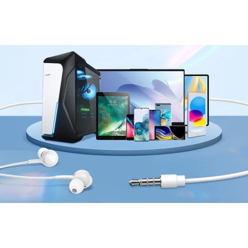 Vezetékes Fülhallgató JR-EW02, Fél in Ear (Fehér) - 7