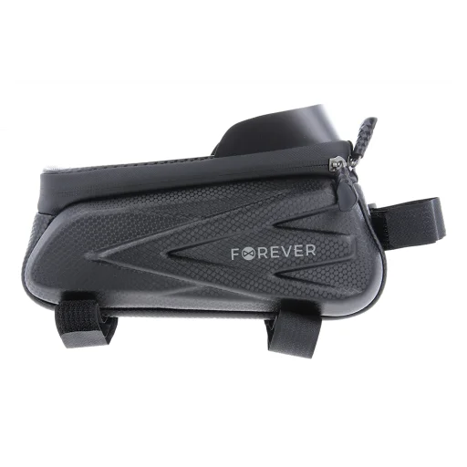 Vízálló kerékpár váztáska merev oldalakkal és telefontartóval Forever Outdoor fekete - 2