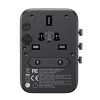 Joyroom JR-TCW02 65W utazó adapter univerzális EU/US/JP/AU/UK/CN - Fekete thumbnail