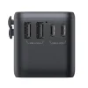 Joyroom JR-TCW02 65W utazó adapter univerzális EU/US/JP/AU/UK/CN - Fekete thumbnail