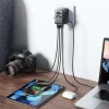 Joyroom JR-TCW02 65W utazó adapter univerzális EU/US/JP/AU/UK/CN - Fekete thumbnail