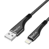 RayCue CA01 Lightning USB kábel 1.2m 2.4A (fekete) thumbnail