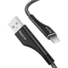 RayCue CA01 Lightning USB kábel 1.2m 2.4A (fekete) thumbnail