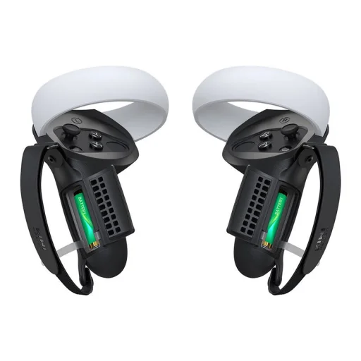 Kontroller markolat és akkumulátor fedél Kiwi Design Q1 PRO-2.2 Meta Quest 2-höz fekete - 1