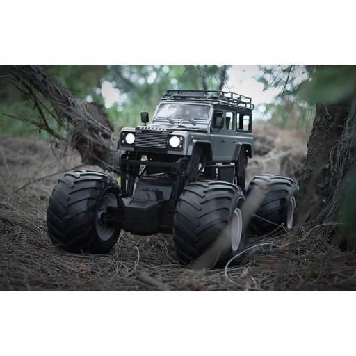 Távirányítós RC terepjáró autó 1:8 Double Eagle (szürke) Land Rover Defender E375-003 - 4