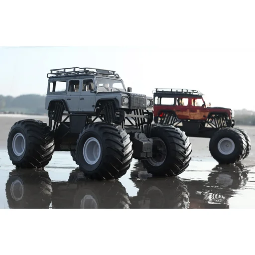 Távirányítós RC terepjáró autó 1:8 Double Eagle (szürke) Land Rover Defender E375-003 - 5