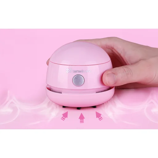 Újratölthető Mini Asztali Porszívó Tenwin 8052-2 micro USB (fehér) - 6