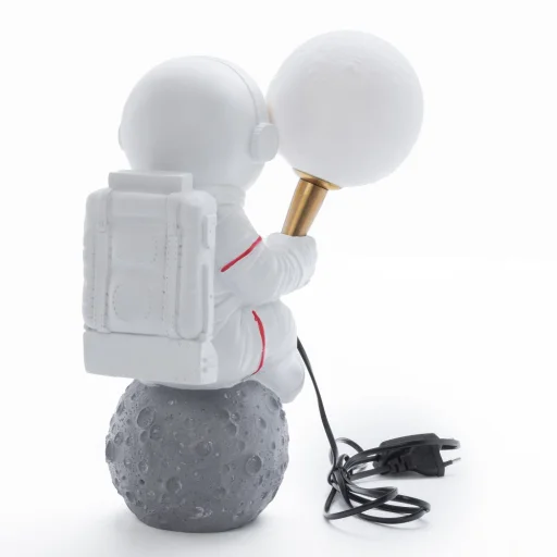 Moon asztali lámpa ASTRONAUTA ülő Art Deco (4. modell) AMTL - 3