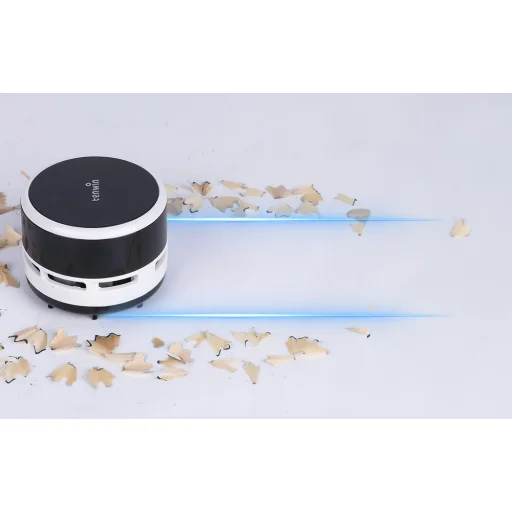 Mini porszívó asztali tisztító vezeték nélküli Tenwin 8050-1 elemes (fekete) - 7