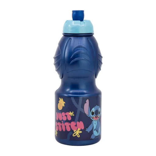 STOR 75032 400 ml Stitch Palms (kék) sport kulacs gyerekeknek - 1