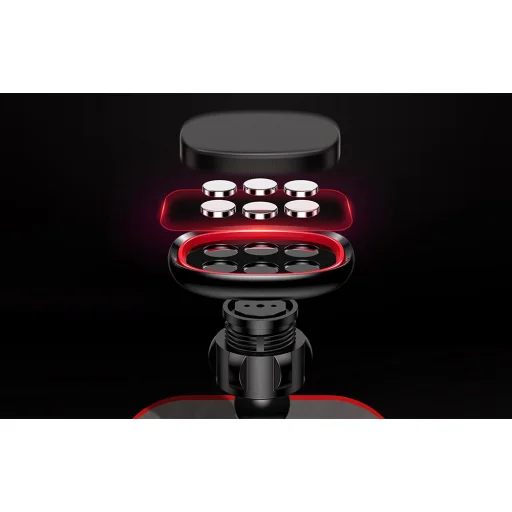 Joyroom Magic JR-ZS205 Mágneses autós telefontartó műszerfalra (fekete) - 3