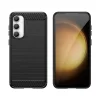 Rugalmas karbon mintás tok Samsung Galaxy S23 FE-hez - fekete tok thumbnail