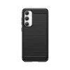 Rugalmas karbon mintás tok Samsung Galaxy S23 FE-hez - fekete tok thumbnail