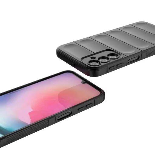 Magic Shield tok Samsung Galaxy A24 4G-hez rugalmas páncélozott tok világoskék - 11