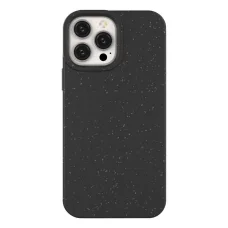 Eco Case tok iPhone 14 Plus-hoz, lebomló szilikon borítás, fekete tok