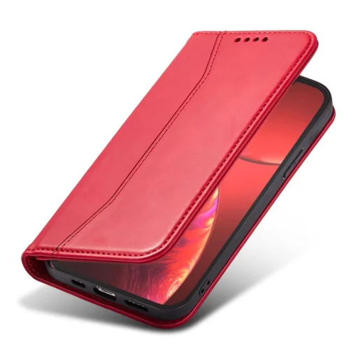 Magnet Fancy Case tok iPhone 14 Plus fliptok pénztárca állvány piros - 8