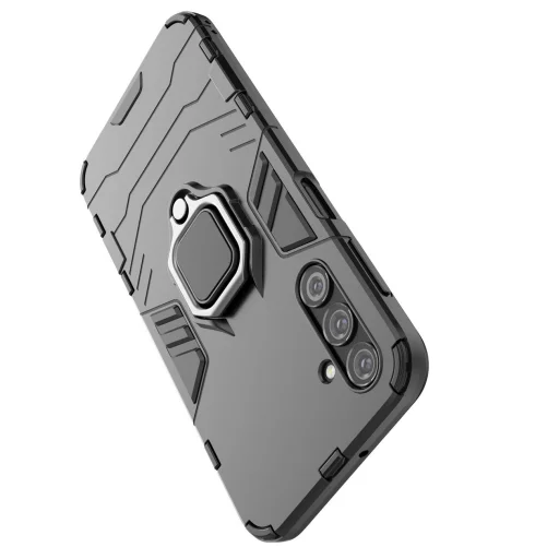 Ring Armor tok Samsung Galaxy A24 4G páncélozott tok mágneses tartógyűrű fekete - 14
