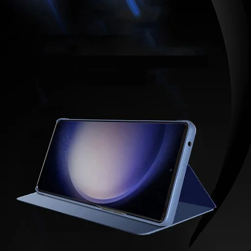 Hard fliptok Samsung Galaxy S23 FE Clear View tok - fekete - 2