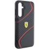 Ferrari Twist Metal Logo tok Samsung Galaxy S23 FE - fekete thumbnail
