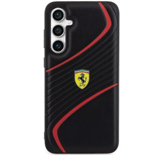 Ferrari Twist Metal Logo tok Samsung Galaxy S23 FE - fekete - 3