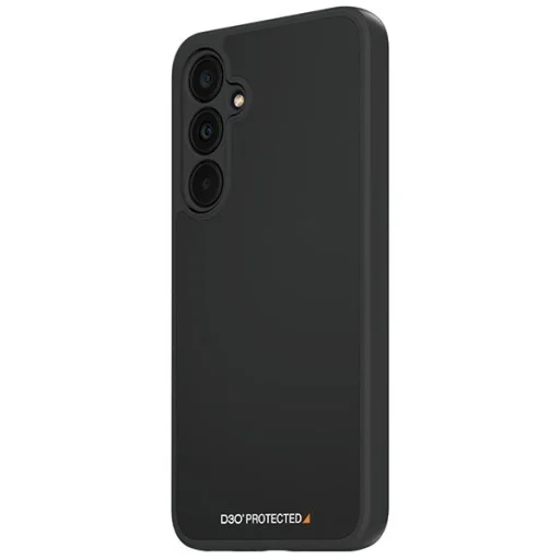 PanzerGlass HardCase D3O® Bio és katonai minősítésű tok Samsung Galaxy A35 5G-hez - Átlátszó és Fekete tok - 2