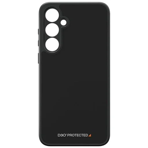PanzerGlass HardCase D3O® Bio és katonai szintű tanúsítvánnyal Samsung Galaxy A55 5G tok - Átlátszó és Fekete - 3