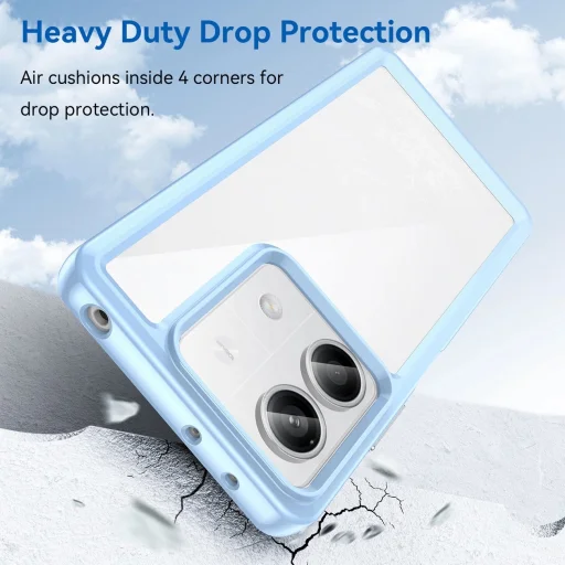 Outer Space fliptok gél kerettel, Xiaomi Redmi Note 13 5G - kék tok - 3